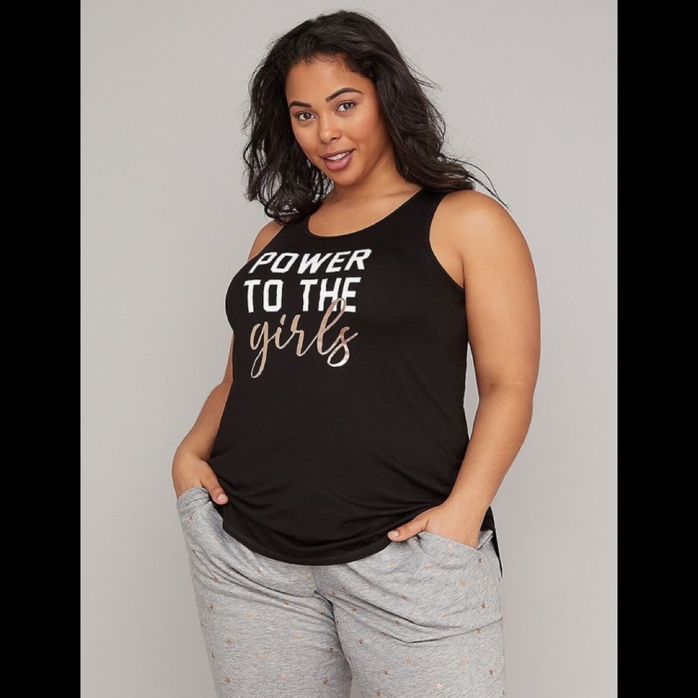 🏋🏼‍♀️🖤👟”POWER TO THE GIRLS” TANK👟🖤🏋🏼‍♀️
